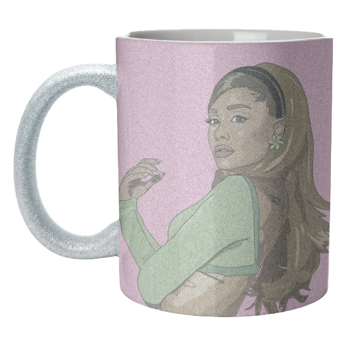 Ariana Grande Collection - unique mug by Catherine Critchley.