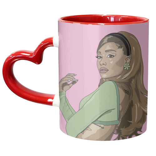 Ariana Grande Collection - unique mug by Catherine Critchley.