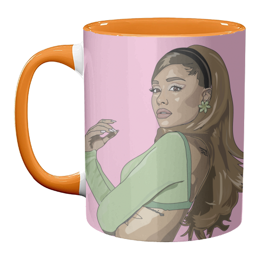 Ariana Grande Collection - unique mug by Catherine Critchley.