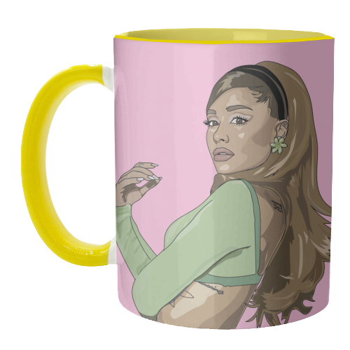 Ariana Grande Collection - unique mug by Catherine Critchley.