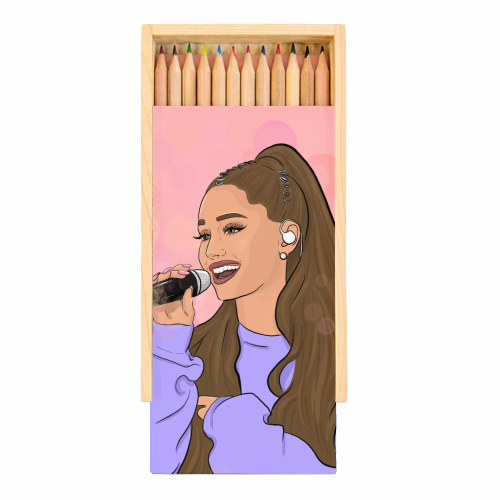 Ariana Grande - Coloured Pencils with Box by The Queer Store