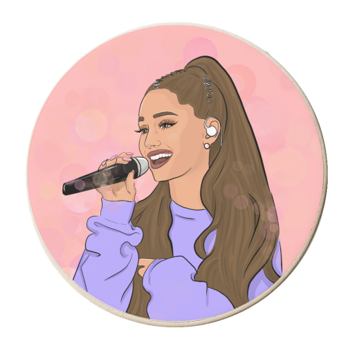Ariana Grande - personalised beer coaster by The Queer Store