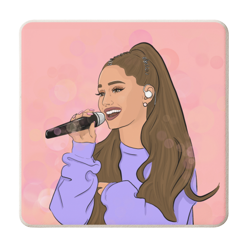 Ariana Grande - personalised beer coaster by The Queer Store