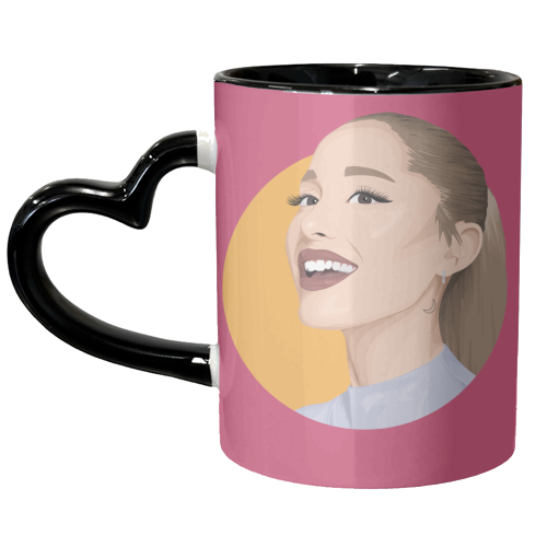 Ariana Grande - unique mug by Pink and Pip