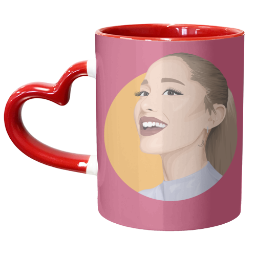 Ariana Grande - unique mug by Pink and Pip