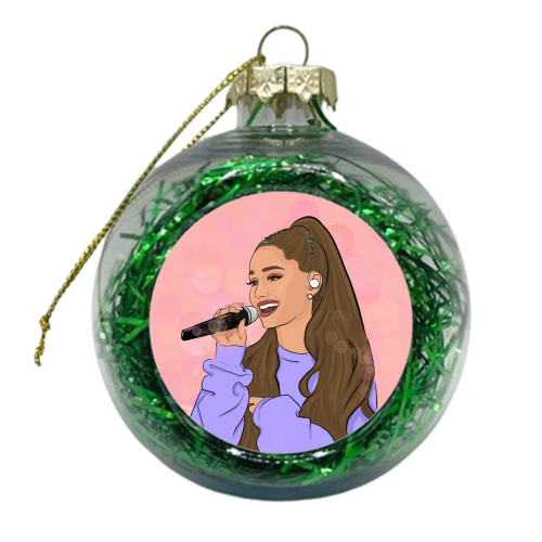 Ariana Grande - xmas bauble by The Queer Store