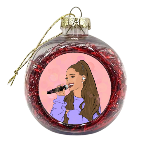 Ariana Grande - xmas bauble by The Queer Store