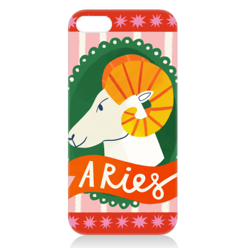 Aries Astrology Star Sign Design - unique phone case by AbiGoLucky