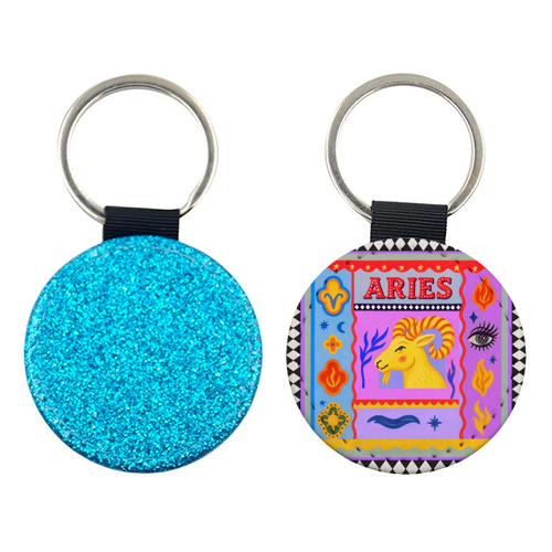 Aries star sign - keyring by Wallace Elizabeth