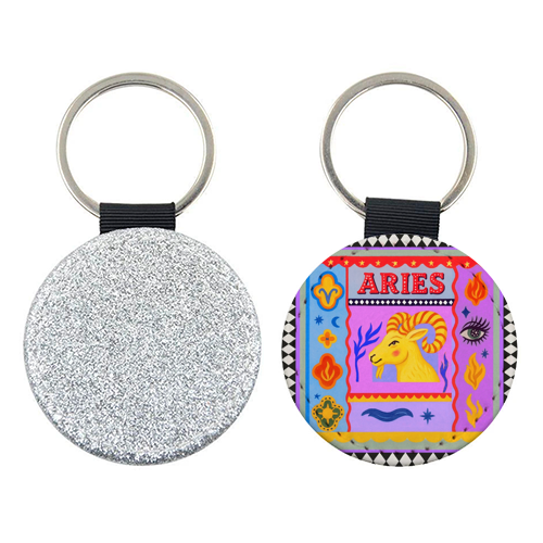 Aries star sign - keyring by Wallace Elizabeth