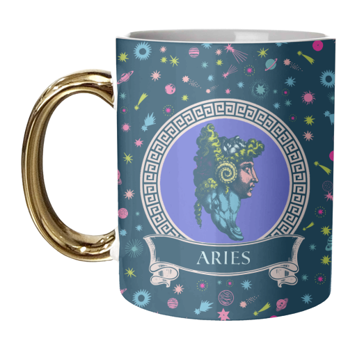 Aries - unique mug by Wallace Elizabeth