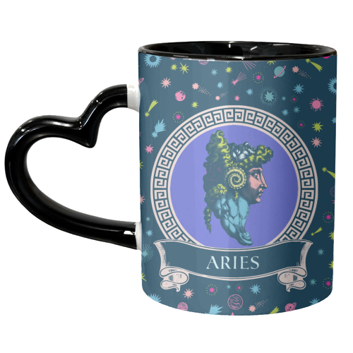 Aries - unique mug by Wallace Elizabeth