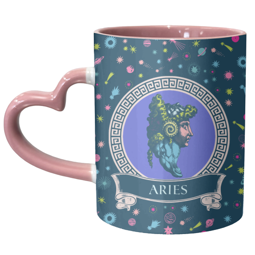 Aries - unique mug by Wallace Elizabeth