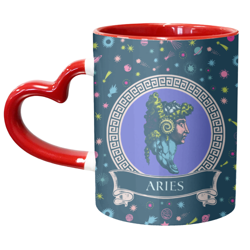 Aries - unique mug by Wallace Elizabeth