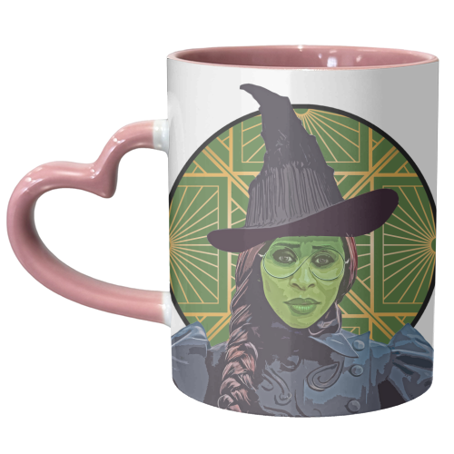 Art Deco Elphaba - unique mug by DOLLY WOLFE