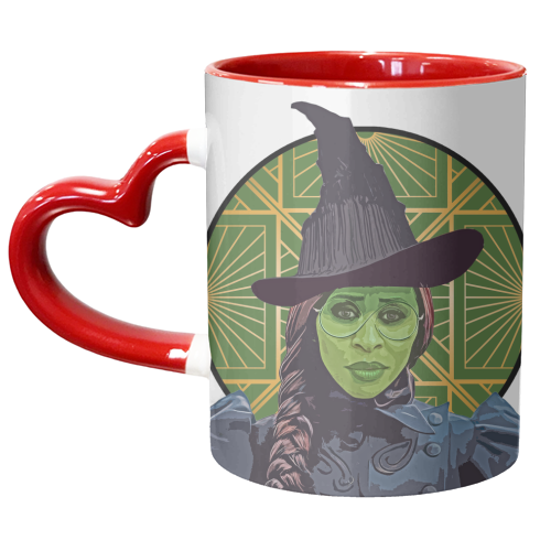 Art Deco Elphaba - unique mug by DOLLY WOLFE