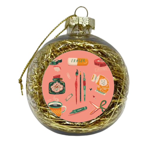 Art Gang - xmas bauble by Karl James Mountford