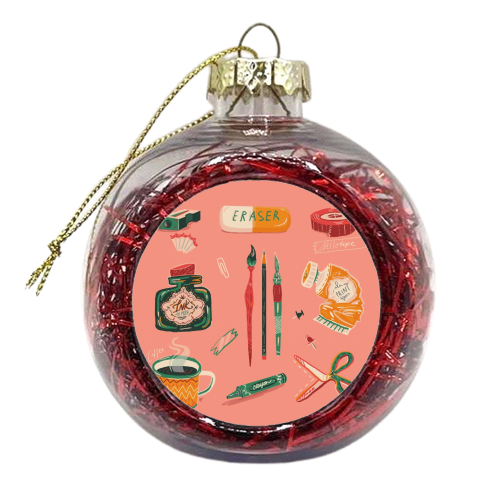 Art Gang - xmas bauble by Karl James Mountford