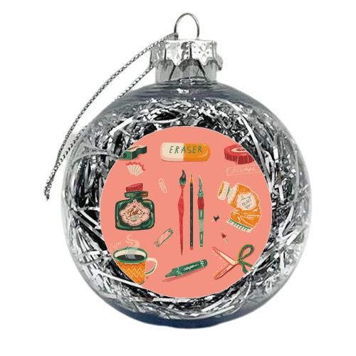Art Gang - xmas bauble by Karl James Mountford
