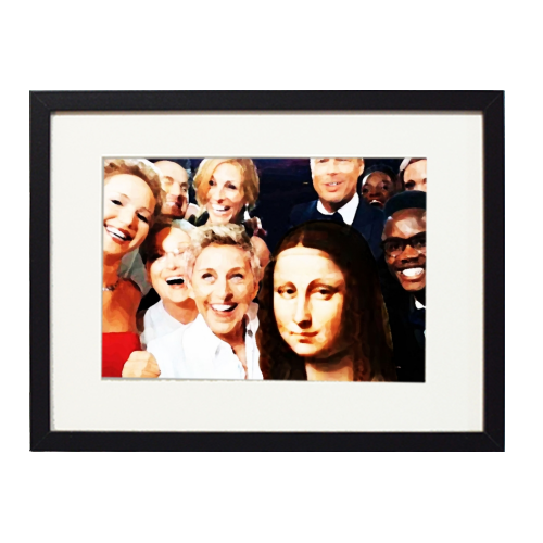 Art of Selfies - framed poster print by Wallace Elizabeth