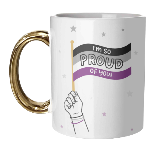 Asexual coming out - unique mug by Loren Grosvenor