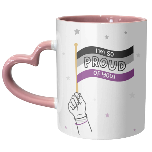 Asexual coming out - unique mug by Loren Grosvenor