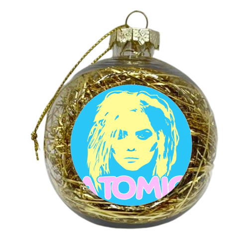 Atomic Blondie - xmas bauble by Bite Your Granny