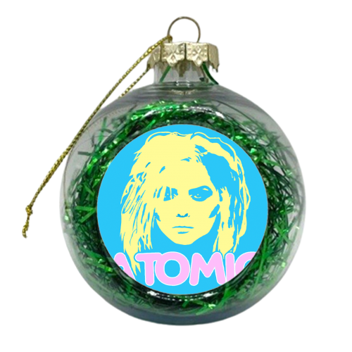 Atomic Blondie - xmas bauble by Bite Your Granny