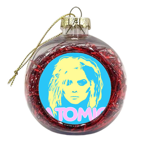 Atomic Blondie - xmas bauble by Bite Your Granny
