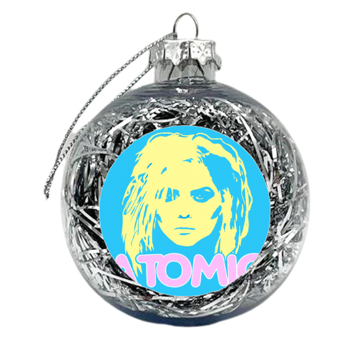 Atomic Blondie - xmas bauble by Bite Your Granny