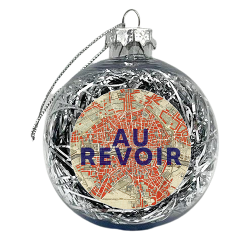 Au Revoir - xmas bauble by The 13 Prints