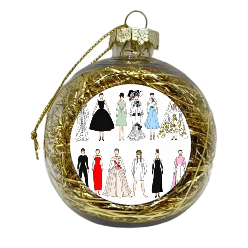 Audrey - xmas bauble by Notsniw Art