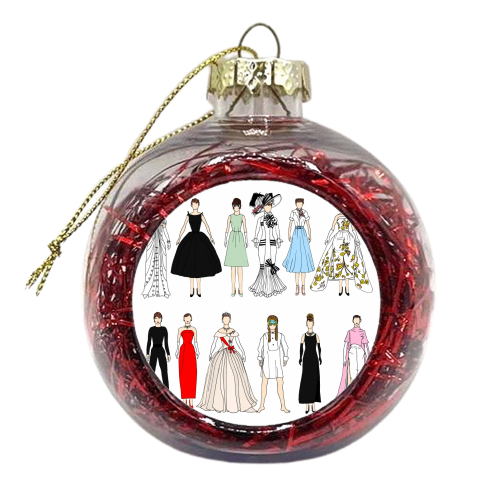 Audrey - xmas bauble by Notsniw Art