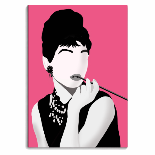 Audrey Hepburn - personalised A4, A5, A6 notebook by Rock and Rose Creative