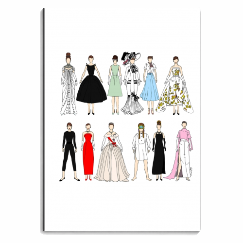 Audrey - personalised A4, A5, A6 notebook by Notsniw Art