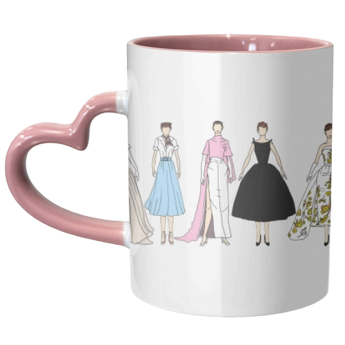 Audrey - unique mug by Notsniw Art