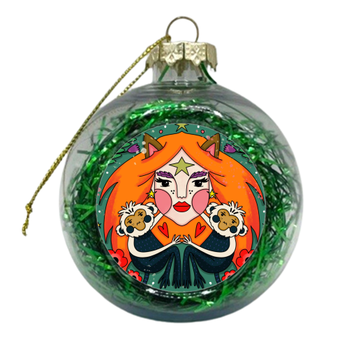 AUGUST'S CHILD - xmas bauble by Nichola Cowdery