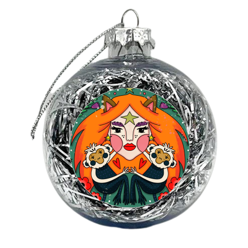 AUGUST'S CHILD - xmas bauble by Nichola Cowdery