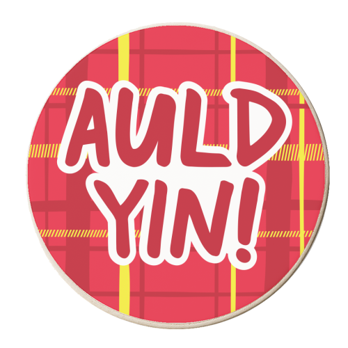 Auld Yin! - personalised beer coaster by The Boy and the Bear