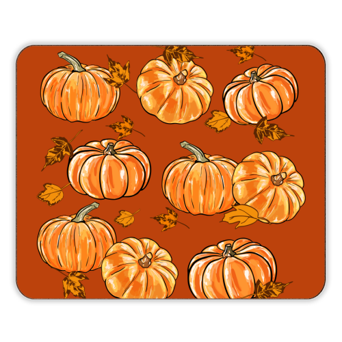 Autumn Pumpkins - designer placemat by EZbie