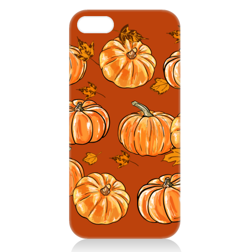 Autumn Pumpkins - unique phone case by EZbie