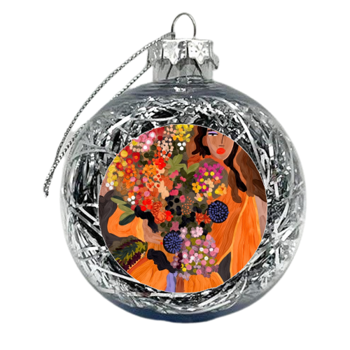 Autumnal Spring - xmas bauble by Ana Clerici