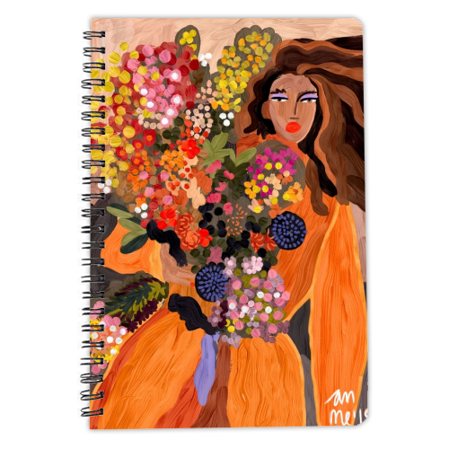 Autumnal Spring - personalised A4, A5, A6 notebook by Ana Clerici