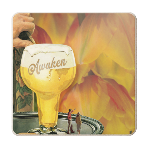 Awaken | Beer Garden - personalised beer coaster by OhMC! Designs