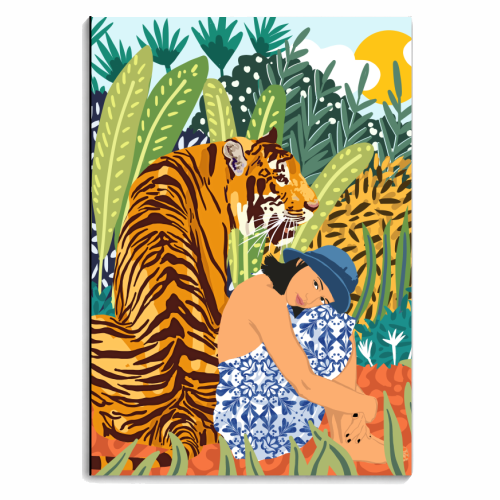 Awaken The Tiger Within - personalised A4, A5, A6 notebook by Uma Prabhakar Gokhale