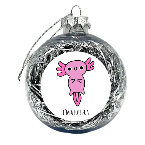 Axolotl - xmas bauble by Mombi & Ted