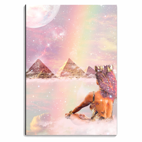 Ayanna - Be Still In Your Own Magic - personalised A4, A5, A6 notebook by Abs Ahlijah (ArtByMissAbs)