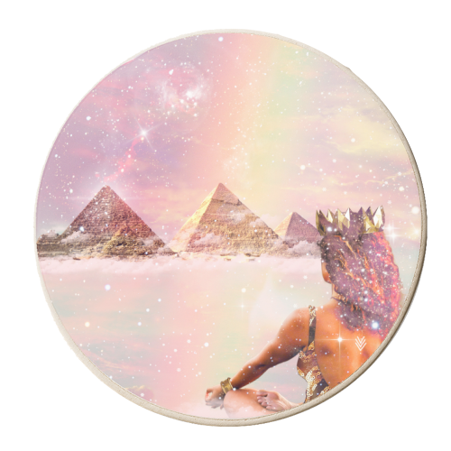 Ayanna - Be Still In Your Own Magic - personalised beer coaster by Abs Ahlijah (ArtByMissAbs)