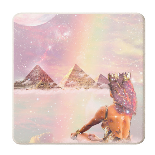 Ayanna - Be Still In Your Own Magic - personalised beer coaster by Abs Ahlijah (ArtByMissAbs)