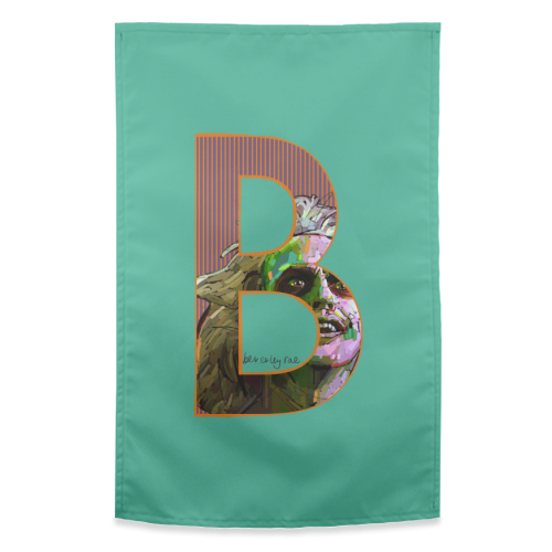 B is for Betelgeuse - funny tea towel by Beverley Rae